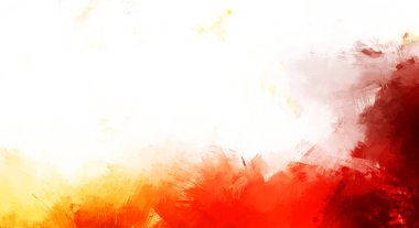 Canlı fırça darbeleriyle boyanmış. Renkli desenli resim. Fırçalanmış duvar kağıdını boya.