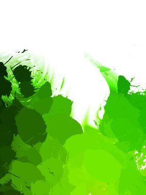 Taranmış Boyalı Soyut Arkaplan. Vahşi kaotik fırça darbeleri. Boya darbeleri. 2D İllüstrasyon. Fırça darbeli resim. 