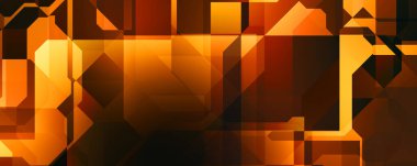 Soyut geometrik duvar kağıdı. Geometrik renkli şekiller. Çokgen arka plan. Bir teknolojinin dijital illüstrasyonuName.