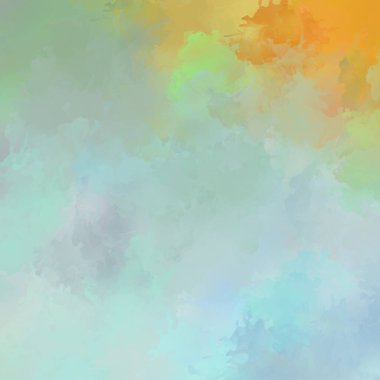 Canlı fırça darbeleriyle boyanmış. Renkli desenli resim. Fırçalanmış duvar kağıdını boya.