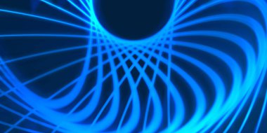 Işık dalgalarının neon renkli soyut tasarımı. Dijital arka plan ve neon ışığı parlama efekti. Parlak ışınlar duvar kağıdı.