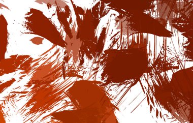 Sanatsal soyut arkaplan. Doku boyalı duvar kağıdı. Boya darbeleriyle yaratıcı bir illüstrasyon. Fırça desenli resim.