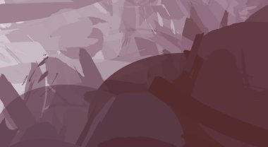 Fırça darbesi ile boyanmış. Sanatsal canlılık ve renkli duvar kâğıdı. Kaotik resim. Taranmış Boyalı Soyut Arkaplan. 