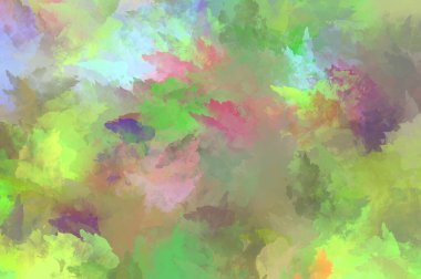 Sanatsal soyut arkaplan. Doku boyalı duvar kağıdı. Boya darbeleriyle yaratıcı bir illüstrasyon. Fırça desenli resim.