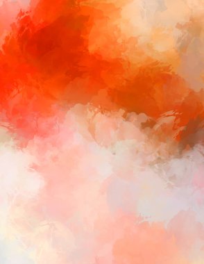 Renkli fırça darbelerinin 2D çizimi. Dekoratif desenli resim. canlı boya desenli arkaplan.