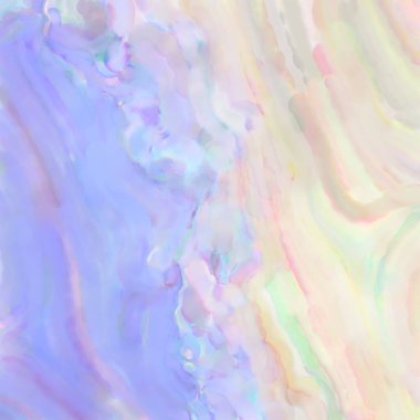 El yapımı sürreal soyut desenli suluboya. Modern sanatsal resim. 2D çizim. Arkaplan boyası karışımı. Yaratıcı duvar sanatı. Çağdaş sanat.