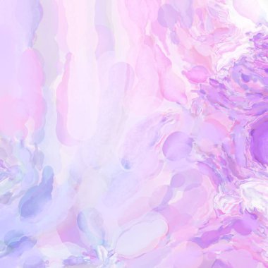 Yumuşak suluboya duvar kağıdı. Hafifçe fırçalanmış renkleri olan sanatsal bir resim. Pastel renkler arkaplana dokunmuş. Soyut duvar sanatı..