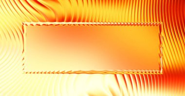 Soyut çerçeveli arkaplan. Renkli, canlı, dalgalı bir duvar kağıdı. Merkezi çerçeveli yaratıcı grafik 2d çizim. Dinamik şekilli modaya uygun sıvı örtüsü.