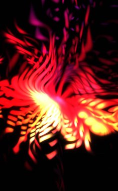 Işık parçacık izleri. Parlayan parçacıkları ve çizgileri olan ışık patlaması yıldızı. Güzel hareketli soyut ışın arkaplanı.