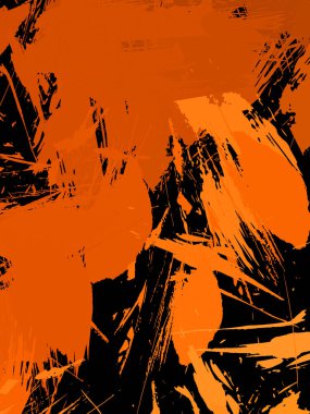 Duvar sanatı Eşsiz ve yaratıcı illüstrasyon. Fırça darbesi ile boyanmış. Renkli fırça darbelerinin soyut arkaplanı. Fırçalanmış canlı duvar kâğıdı. Boyalı sanatsal yaratım.