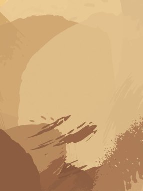 Fırça darbesi ile boyanmış. Sanatsal canlılık ve renkli duvar kâğıdı. Kaotik resim. Taranmış Boyalı Soyut Arkaplan. 