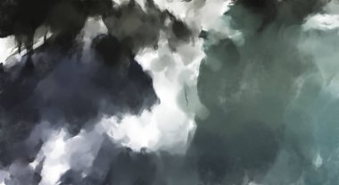 El yapımı sürreal soyut desenli suluboya. Modern sanatsal resim. 2D çizim. Arkaplan boyası karışımı. Yaratıcı duvar sanatı. Çağdaş sanat