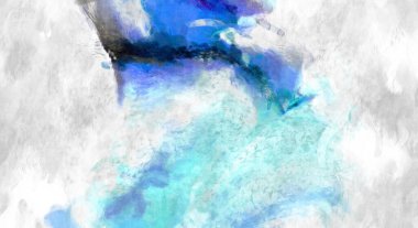 Soyut arkaplanda pürüzlü fırça darbeleri. Fırça boyası. Renkli boya darbeleri. Eşsiz duvar sanatı. Tuvaldeki modern sanat. Renkli çağdaş sanat eserleri. 