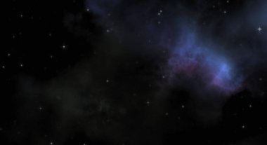 Galaksi uzayındaki yıldız alanı renkli nebula ile. Uzayın derinliklerinin bilim kurgu geçmişi. Ruhsal duvar kağıdı.