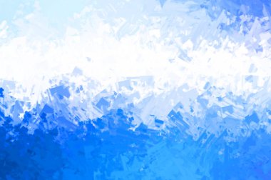 Sanatsal soyut arkaplan. Doku boyalı duvar kağıdı. Boya darbeleriyle yaratıcı bir illüstrasyon. Fırça desenli resim.