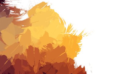 Duvar sanatı Eşsiz ve yaratıcı illüstrasyon. Fırça darbesi ile boyanmış. Renkli fırça darbelerinin soyut arkaplanı. Fırçalanmış canlı duvar kâğıdı. Boyalı sanatsal yaratım.