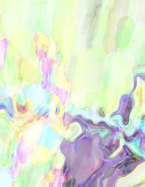 Modern sanat eserleri. Artistik suluboya fon malzemesi. Eşsiz suluboya rastgele desen. Yaratıcı soyutlama. Dijital doku duvar kağıdı. 2d illüstrasyon. 