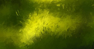 Canlı fırça darbeleriyle boyanmış. Renkli desenli resim. Fırçalanmış duvar kağıdını boya.