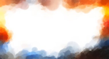 Yüzeyde suluboya vuruşlar. Sanatsal arkaplan resmi. Tablo üzerinde soyut resim. Fırça darbeleri. Çağdaş sanat. El işçiliğinin renkli dokusu. Modern resim.