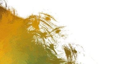 Taranmış Boyalı Soyut Arkaplan. Vahşi kaotik fırça darbeleri. Boya darbeleri. 2D İllüstrasyon. Fırça darbeli resim. 