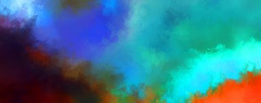 Sanatsal canlılık ve renkli duvar kağıdı. Taranmış Soyut Arkaplan. Fırça darbeli resim. 