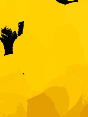 Duvar sanatı Eşsiz ve yaratıcı illüstrasyon. Fırça darbesi ile boyanmış. Renkli fırça darbelerinin soyut arkaplanı. Fırçalanmış canlı duvar kâğıdı. Boyalı sanatsal yaratım.