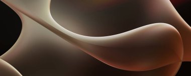 Soyut arkaplan. Değişken renk değişim dalgaları, dinamik hareketlerle. Işık dalgalarının neon renkli soyut tasarımı. Duvar kağıdı, afiş, arkaplan, kart, kitap illüstrasyonu, web sitesi.