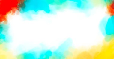 Yüzeyde suluboya vuruşlar. Sanatsal arkaplan resmi. Tablo üzerinde soyut resim. Fırça darbeleri. Çağdaş sanat. El işçiliğinin renkli dokusu. Modern resim.