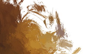 Taranmış Boyalı Soyut Arkaplan. Vahşi kaotik fırça darbeleri. Boya darbeleri. 2D İllüstrasyon. Fırça darbeli resim. 