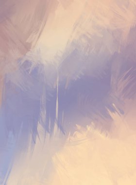 Renkli fırça darbelerinin 2D çizimi. Dekoratif desenli resim. canlı boya desenli arkaplan.