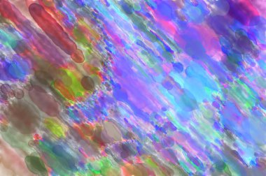 Çağdaş sanat. El yapımı resim. Modern sanat eserleri. Yüzeyde suluboya fırça darbeleriyle resim yapmak. 2D çizim. Sanatsal arkaplan resmi. Tablo üzerinde soyut resim. Renkli doku.