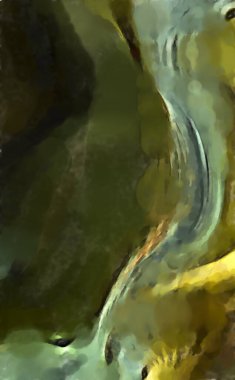 Modern sanat. Renkli çağdaş sanat eserleri. Renkli boya darbeleri. Soyut arkaplanda fırça darbeleri. fırça boyası.