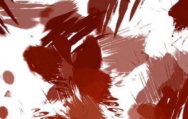 Renkli fırça darbelerinin 2B çizimi. Dekoratif doku resmi. Canlı boya desenli arka plan. Kaotik fırça darbeleri resim.