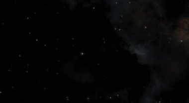 Galaksi uzayındaki yıldız alanı renkli nebula ile. Uzayın derinliklerinin bilim kurgu geçmişi. Ruhsal duvar kağıdı.
