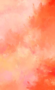 Renkli fırça darbelerinin 2D çizimi. Dekoratif desenli resim. canlı boya desenli arkaplan.