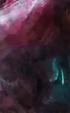 Modern sanat. Renkli çağdaş sanat eserleri. Renkli boya darbeleri. Soyut arkaplanda fırça darbeleri. fırça boyası.