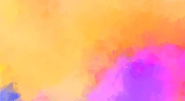 Yaratıcı soyut resim. Artistik fırça darbeleriyle donatılmış. Renkli ve canlı bir illüstrasyon. boyalı sanat.