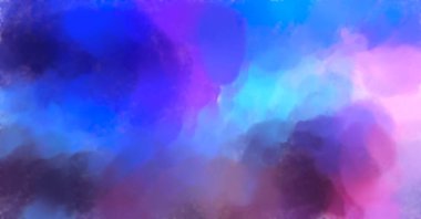 Suluboya fırça darbeleri. Modern sanat. Soyut doku. 2D çizim. Yüzeyde etkileyici el yapımı suluboya. Renkli bir fon. Çok renkli arkaplan. Çağdaş duvar sanatı. 