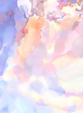 Suluboya fırça darbeleri. Modern sanat. Soyut doku. 2D çizim. Yüzeyde etkileyici el yapımı suluboya. Renkli bir fon. Çok renkli arkaplan. Çağdaş duvar sanatı. 