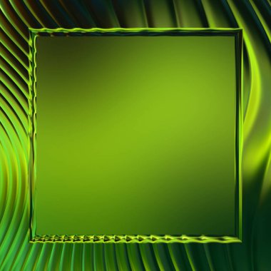 Soyut çerçeveli arkaplan. Renkli, canlı, dalgalı bir duvar kağıdı. Merkezi çerçeveli yaratıcı grafik 2d çizim. Dinamik şekilli modaya uygun sıvı örtüsü.