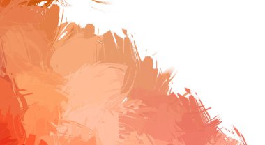 Taranmış Boyalı Soyut Arkaplan. Vahşi kaotik fırça darbeleri. Boya darbeleri. 2D İllüstrasyon. Fırça darbeli resim. 