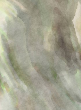 Alkol mürekkebini andıran rahatlatıcı fırça darbelerinin modern resmi. Poster, duvar sanatı, afiş, kart, kitap kapağı veya ambalaj için pastel renkli suluboya resim.