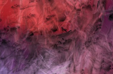 Modern sanat. Taranmış Boyalı Soyut Arkaplan. Fırça darbesi ile boyanmış. Boya darbeleri. 2B Görüntü