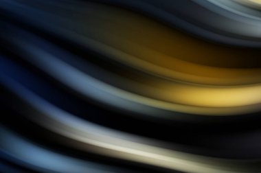 Siyah arka planda renkli düz çizgiler. Sıvı ve sıvı renkli dalgalar karanlıkta akıyor. Duvar kağıdı, afiş, arkaplan, kart, kitap, kapak, poster, afiş, broşür