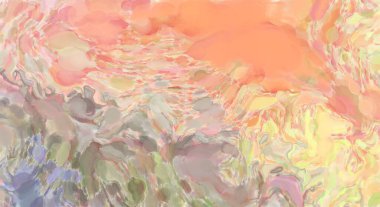 Taranmış Boyalı Soyut Arkaplan. Fırça darbesi ile boyanmış. Boya darbeleri. 2B Görüntü.