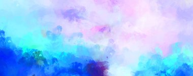 Renkli fırça darbelerinin soyut arkaplanı. fırçalanmış canlı duvar kağıdı. resmedilmiş sanat eseri. Eşsiz ve yaratıcı illüstrasyon.