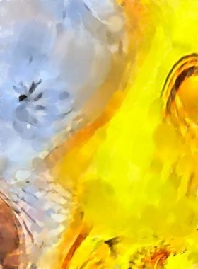 Modern sanat. Renkli çağdaş sanat eserleri. Renkli boya darbeleri. Soyut arkaplanda fırça darbeleri. fırça boyası.