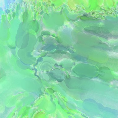 El yapımı sürreal soyut desenli suluboya. Modern sanatsal resim. 2D çizim. Arkaplan boyası karışımı. Yaratıcı duvar sanatı. Çağdaş sanat.