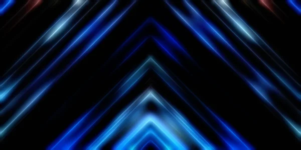 Fondo Luces Geométricas Brillantes Abstractas Ilustración Gráfica Fractal Simétrica Intersección —  Fotos de Stock