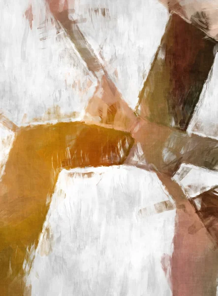 Soyut arkaplanda pürüzlü fırça darbeleri. Fırça boyası. Renkli boya darbeleri. Eşsiz duvar sanatı. Tuvaldeki modern sanat. Renkli çağdaş sanat eserleri. 